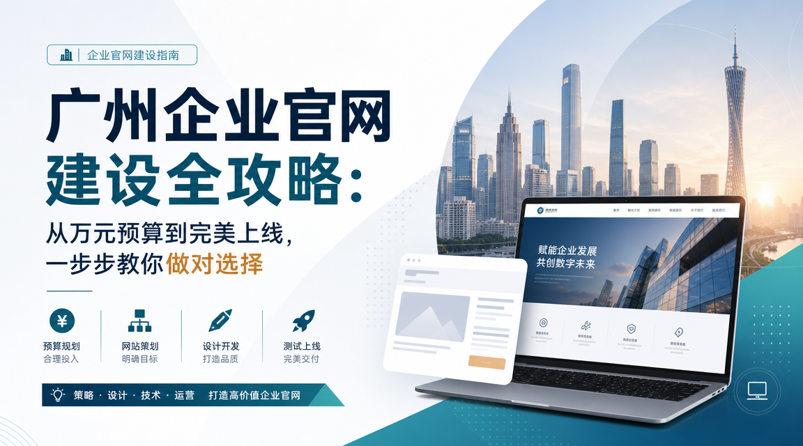 广州企业官网建设全攻略：从万元预算到完美上线，一步步教你做对选择