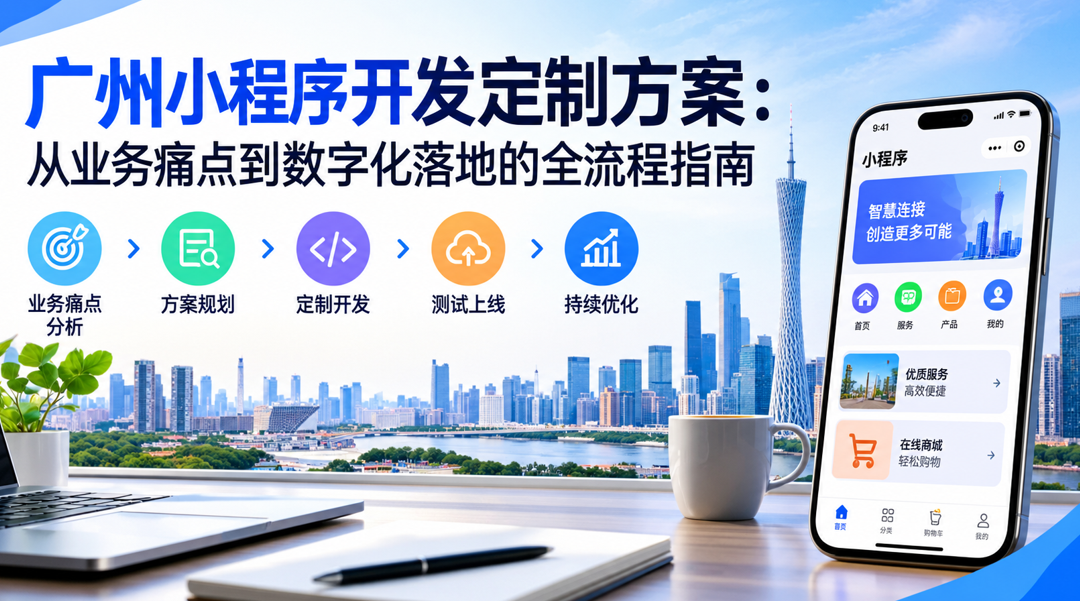 广州小程序开发定制方案：从业务痛点到数字化落地的全流程指南...